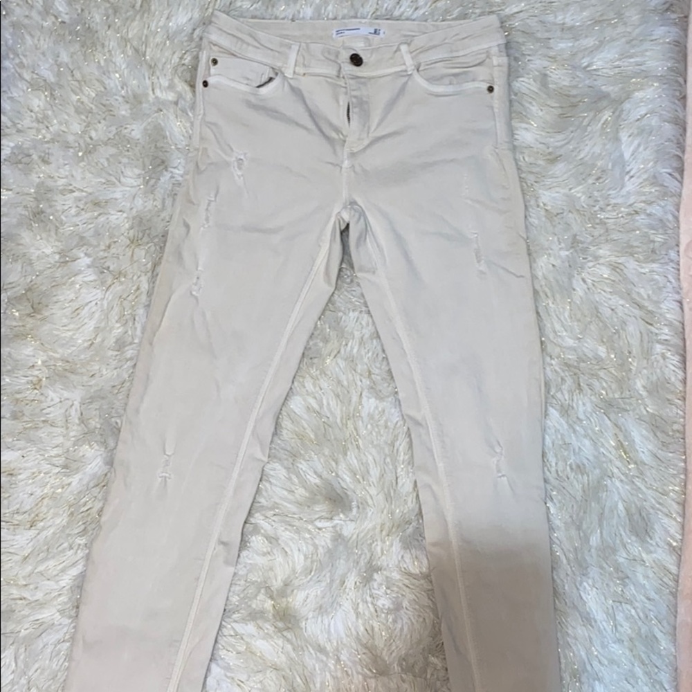 Size 8 ZARA tan pants